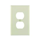 Leviton pj8-t Light Almond Duplex Wallplate
