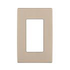 Leviton rewp1-dt Dapper Tan Screwless Wallplate