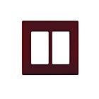 Leviton rewp2-re Red Delicious Screwless Wallplate