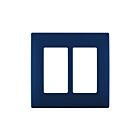 Leviton rewp2-rn Rich Navy Wallplate 2 Gangs