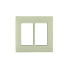 Leviton rewp2-wg Whispering Wheat Wallplate 2 Gangs