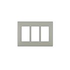 Leviton rewp3-ca Cafe Latte Screwless Wallplate