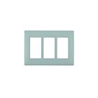 Leviton rewp3-pg Pebble Grey Wallplate 3 Gangs