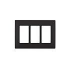 Leviton rewp3-wb Walnut Bark Screwless Wallplate