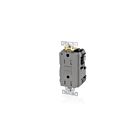 Leviton MGFT1-GY 15A, 20A Feed-Through 125V Receptacle