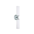 Livex Lighting 10104-05 Aero 2-Lights 120W Polished Chrome Bath Vanity Light