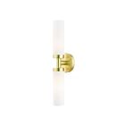 Livex Lighting Aero 10104-12 2-Lights 120W Satin Brass Vanity Light