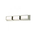 Livex Lighting 10133-91 Sutter 3-8W Brushed Nickel Bath Vanity Light