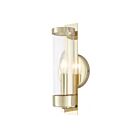 Livex Lighting Castleton 10141-02 60W 1-Light Polished Brass Wall Sconce