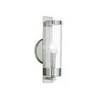 Livex Lighting Castleton 10141-91 60W 1-Light Brushed Nickel Wall Sconce