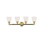 Livex Lighting 1024-02 Classic 4-Lights 400W Polished Brass Bath Vanity Light