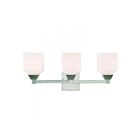 Livex Lighting 10283-05 Aragon 3-Lights 300W Polished Chrome Bath Vanity Light