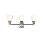 Livex Lighting 1033-91 Mission 3-Lights 300W Brushed Nickel Bath Vanity Light
