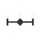 Livex Lighting 10343-07 Copenhagen 3-Lights 180W Bronze Bath Vanity Light