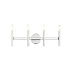 Livex Lighting 10344-05 Copenhagen 4-Lights 240W Polished Chrome Bath Vanity Light