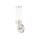 Livex Lighting Hillcrest 10361-05 100W 1-Light Polished Chrome Wall Sconce
