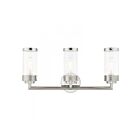 Livex Lighting 10363-05 Hillcrest 3-Lights 300W Polished Chrome Bath Vanity Light