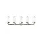 Livex Lighting 10365-05 Hillcrest 5-Lights 500W Polished Chrome Bath Vanity Light