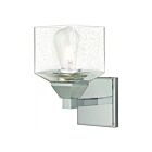 Livex Lighting Aragon 10381-05 100W 1-Light Polished Chrome Wall Sconce