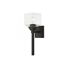 Livex Lighting 10389-04 Aragon 1-Light 100W Black Bath Vanity Light