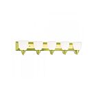 Livex Lighting 10505-02 Springfield 5-Lights 500W Polished Brass Bath Vanity Light