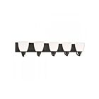 Livex Lighting 10505-07 Springfield 5-Lights 500W Bronze Bath Vanity Light