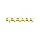Livex Lighting 10506-02 Springfield 6-Lights 600W Polished Brass Bath Vanity Light