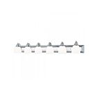 Livex Lighting 10506-05 Springfield 6-Lights 600W Polished Chrome Bath Vanity Light
