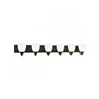 Livex Lighting 10506-07 Springfield 6-Lights 600W Bronze Bath Vanity Light
