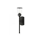 Livex Lighting Lawrenceville 10511-04 100W 1-Light Black Wall Sconce