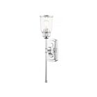 Livex Lighting Lawrenceville 10511-05 100W 1-Light Polished Chrome Wall Sconce