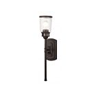 Livex Lighting Lawrenceville 10511-07 100W 1-Light Bronze Wall Sconce
