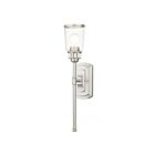 Livex Lighting Lawrenceville 10511-91 100W 1-Light Brushed Nickel Wall Sconce