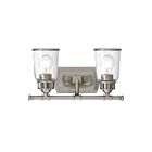 Livex Lighting 10512-91 Lawrenceville 2-Lights 200W Brushed Nickel Bath Vanity Light