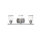 Livex Lighting 10513-05 Lawrenceville 3-Lights 300W Polished Chrome Bath Vanity Light