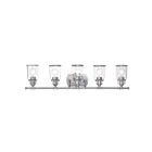 Livex Lighting 10515-05 Lawrenceville 5-Lights 500W Polished Chrome Bath Vanity Light