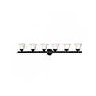 Livex Lighting 1066-07 Neptune 6-Lights 600W Bronze Bath Vanity Light