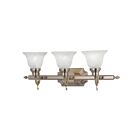 Livex Lighting 1283-01 Regency 3-Lights 300W Antique Brass Bath Vanity Light