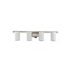 Livex Lighting 1334-91 Astoria 4-Lights 400W Brushed Nickel Bath Vanity Light
