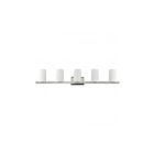 Livex Lighting 1335-05 Astoria 5-Lights 500W Polished Chrome Bath Vanity Light