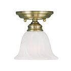 Livex Lighting Essex 1350-01 1-Light 60W Ceiling Mount