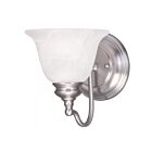 Livex Lighting 1351-91 Essex 1-Light 100W Brushed Nickel Bath Vanity Light