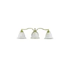 Livex Lighting 1353-02 Essex 3-Lights 300W Polished Brass Bath Vanity Light