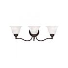 Livex Lighting 1353-07 Essex 3-Lights 300W Bronze Bath Vanity Light