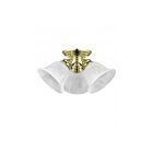 Livex Lighting Essex 1358-02 3-Lights 180W Polished Brass Semi Flush Mount