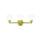 Livex Lighting 13663-02 Somerville 3-Lights 300W Polished Brass Bath Vanity Light