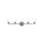 Livex Lighting 13665-05 Somerville 5-Lights 500W Polished Chrome Bath Vanity Light