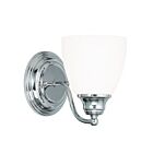Livex Lighting Somerville 13671-05 100W 1-Light Polished Chrome Wall Sconce