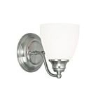 Livex Lighting Somerville 13671-91 100W 1-Light Brushed Nickel Wall Sconce