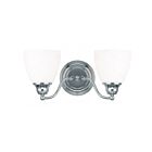 Livex Lighting 13672-05 Somerville 2-Lights 200W Polished Chrome Bath Vanity Light
